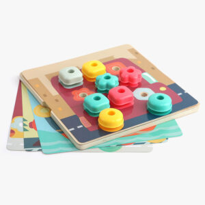 TopBright - Fine Motor Lacing, Stacking and Peg Activity Set - Image 3