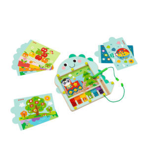 hi Pando - Magnetic Pegboard Maze with Activity Cards - 12pcs - Image 5