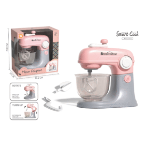 Pretend & Play Stand Mixer - Rotating Baking Set - Pink - Image 2