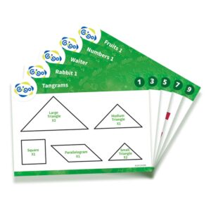 Gigo - Tangrams + 5 Activity Cards 105pc Container - Image 4