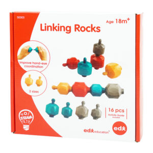 EDX Education - Linking Rocks - 4 Colours & 2 Sizes - Activity Guide - 16pcs - Image 5