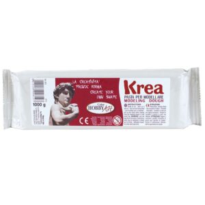 Toy Color Kreable - Air Dry Modeling Clay - White 1000g - Non-Toxic Gluten-Free Self-Hardening Clay for Arts & Crafts - Image 1