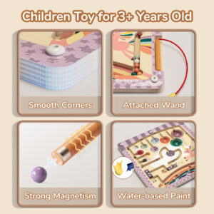 TopBright - Wooden Magnetic Maze - Unicorn - Image 6