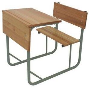Lead Time - High School Supawood Double Combination Desk - Image 1