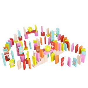 Classic World - Bear's Wooden Dominoes - 109pcs - Image 3