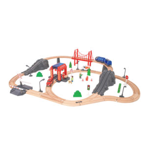 TookyToy - Wooden Train Set - Fire Rescue - Image 5
