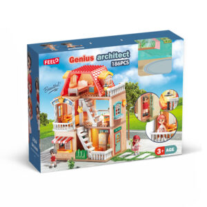 Feelo - Genius Architect Villa - Building Block Set - 186 Pieces - Image 1