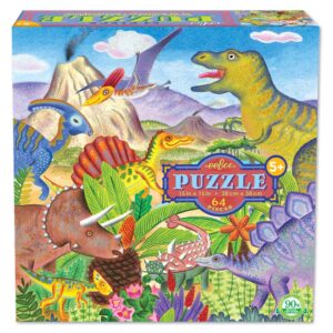 eeBoo - Dinosaur Island 64 Piece Puzzle - Image 2