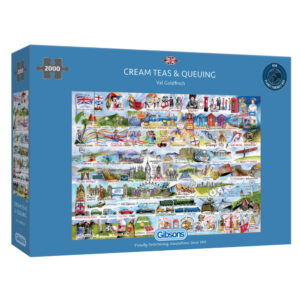 Gibsons - Cream Teas & Queuing - Jigsaw Puzzle - 2000pcs - Image 1