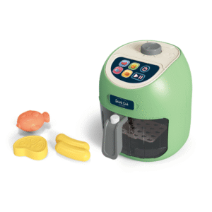 Pretend & Play Air Fryer with Light, Sound & Colour Changing Food - Green - Image 1