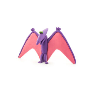 Hey Clay - Modelling Air-Dry Clay with Fun Interactive App - Pterodactylus, series Dinos, 3 cans - Image 3