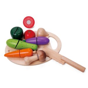 Classic World - Pretend & Play - Cutting Vegetable - 9pcs - Image 5