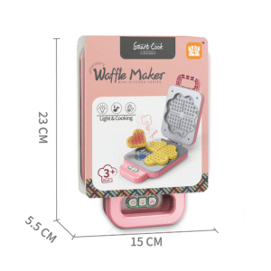 Pretend & Play Waffle Maker Set with Colour Changing Waffles - Pink - Image 3