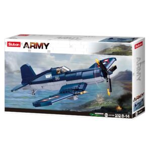 Sluban - WWII - F4U Fighter Jet - 550pcs - Image 3