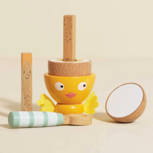 Le Toy Van - Pretend & Play - Wooden Egg Cup & Soldiers - 6 Piece - Image 9