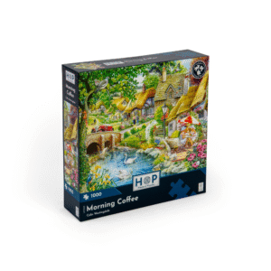 House of Puzzles - Morning Coffee - 1000 Piece Jigsaw Puzzle - Image 1