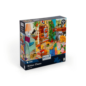 House of Puzzles - Kitten Chaos - 1000 Piece Jigsaw Puzzle - Image 1