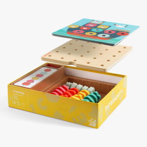 TopBright - Fine Motor Lacing, Stacking and Peg Activity Set - Image 4
