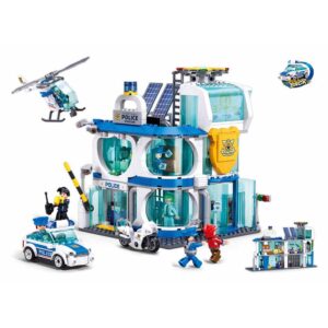 Sluban - Metropolis Pull Back - Central Police Station - 686 Pieces - Image 2