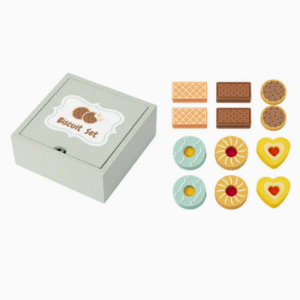hi Pando - Pretend & Play - Wooden Biscuit Set - 13pcs - Image 1