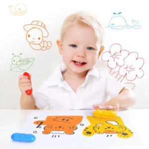 Mideer - Pea Beeswax Crayons - 8 Colours - Image 2