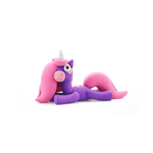 Hey Clay - Modelling Air-Dry Clay with Fun Interactive App - Brighty, Series Rainbow Unicorns, 3 cans - Image 3