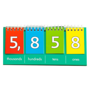 EDX Education - Flip Chart - Place Value Thousands - Student - 10Pc - Image 3