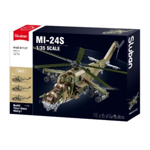 Sluban - Model Bricks - MI-24S Gunship 3-in-1 - 893pcs - Image 1