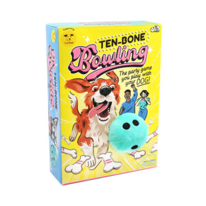 Big Potato Games - Ten Bone Bowling - A Family Party Game for You and Your Dog - 2-10 Players