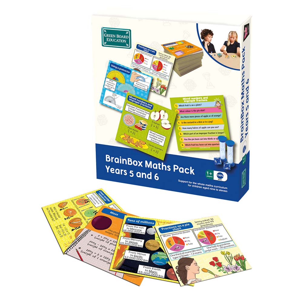 Brain Box Math BrainBox - Maths Pack Years 5 and 6 - BrainPlay