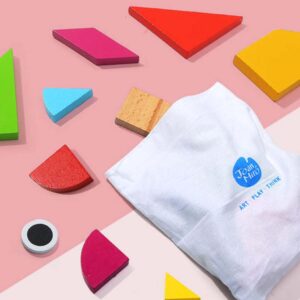 Jar Meló - Geometric Blocks - Heart Tangram - Image 3