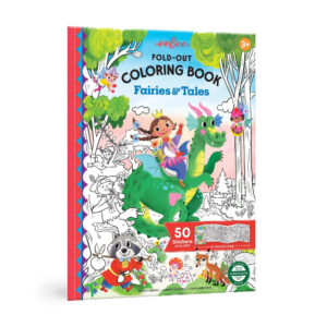 eeBoo - Fold-Out Colouring Book with Stickers - Fairies And Tales - Image 4