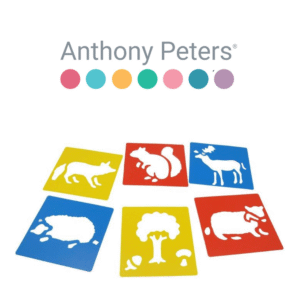 Anthony Peters - Woodland Animal Stencil Set - 6 Pieces - Image 3