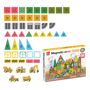 Magnetic Tiles - Truck Construction Set - 50 Pieces - Image 4