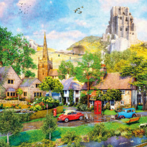Gibsons - Below Corfe Castle - Jigsaw Puzzle - 1000pcs - Image 3