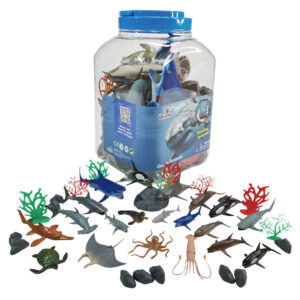 Greenbean - Ocean Animals Playset - 40pcs in Bucket - Image 4