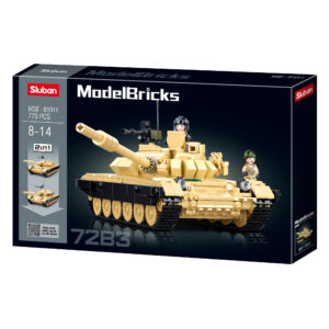 Sluban - Model Bricks - 2-in-1 T-72B3 Main Battle Tank - 770pcs - Image 1