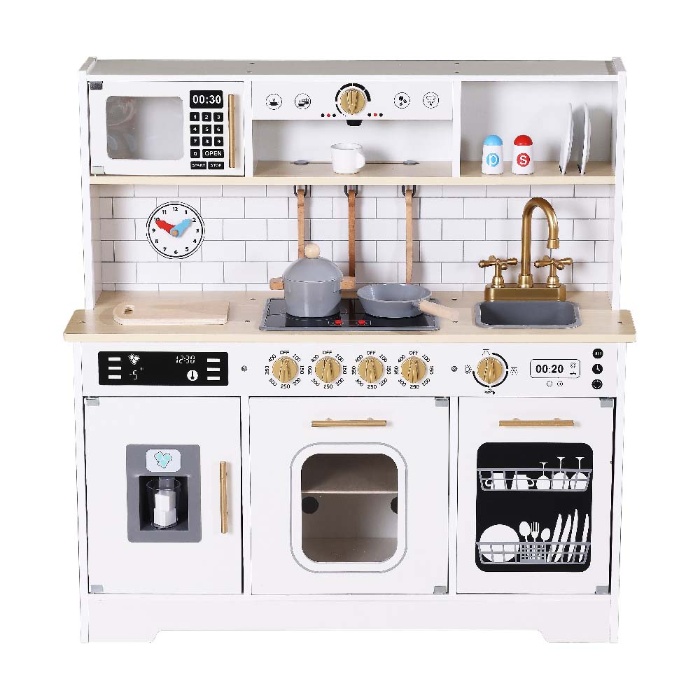 TookyToy - Pretend Play Wooden Kitchen Set - BrainPlay