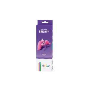 Hey Clay - Modelling Air-Dry Clay with Fun Interactive App - Brighty, Series Rainbow Unicorns, 3 cans - Image 5