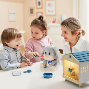 TopBright - Pretend & Play - Interactive Care Bunny Kit with Lights and Sounds - 9pcs - Image 7