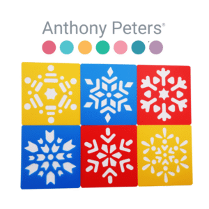 Anthony Peters - Snowflake Stencil Set - 6 Pieces - Image 4