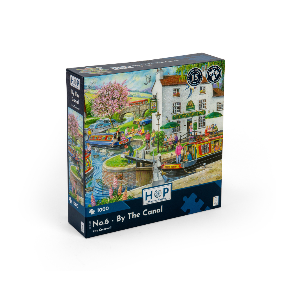 House of Puzzles - No.6 - By The Canal - 1000 Piece Jigsaw Puzzle ...
