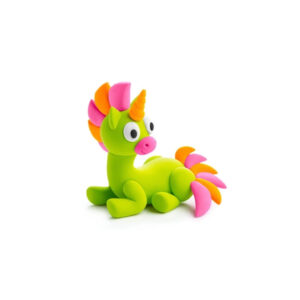 Hey Clay - Modelling Air-Dry Clay with Fun Interactive App - Sparky, Series Rainbow Unicorns, 3 cans - Image 3