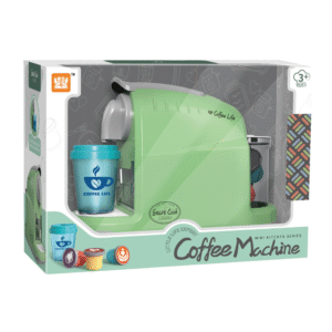 Pretend & Play Coffee Maker Set with Sounds & Colour Changing Cup - Green - Image 4
