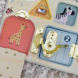TookyToy - Wooden Busy Board - Pastel - Image 3