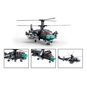 Sluban - Model Bricks - KA-52S Gunship 1/35 - 913pcs - Image 5