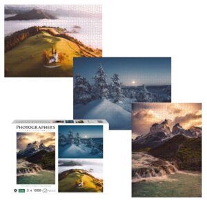 Ambassador - Photographers Collection: 3 x 1000 Piece Puzzle Bundle - Iconic Natural Wonders - Image 1