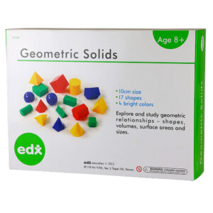 EDX Education - Geometric Solids - 10cm Plastic - 17pcs - Image 3