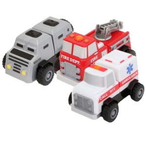 Popular Playthings - Magnetic Build-A-Truck: Fire and Rescue - Image 3