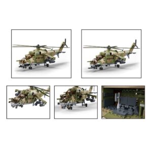 Sluban - Model Bricks - MI-24S Gunship 3-in-1 - 893pcs - Image 5